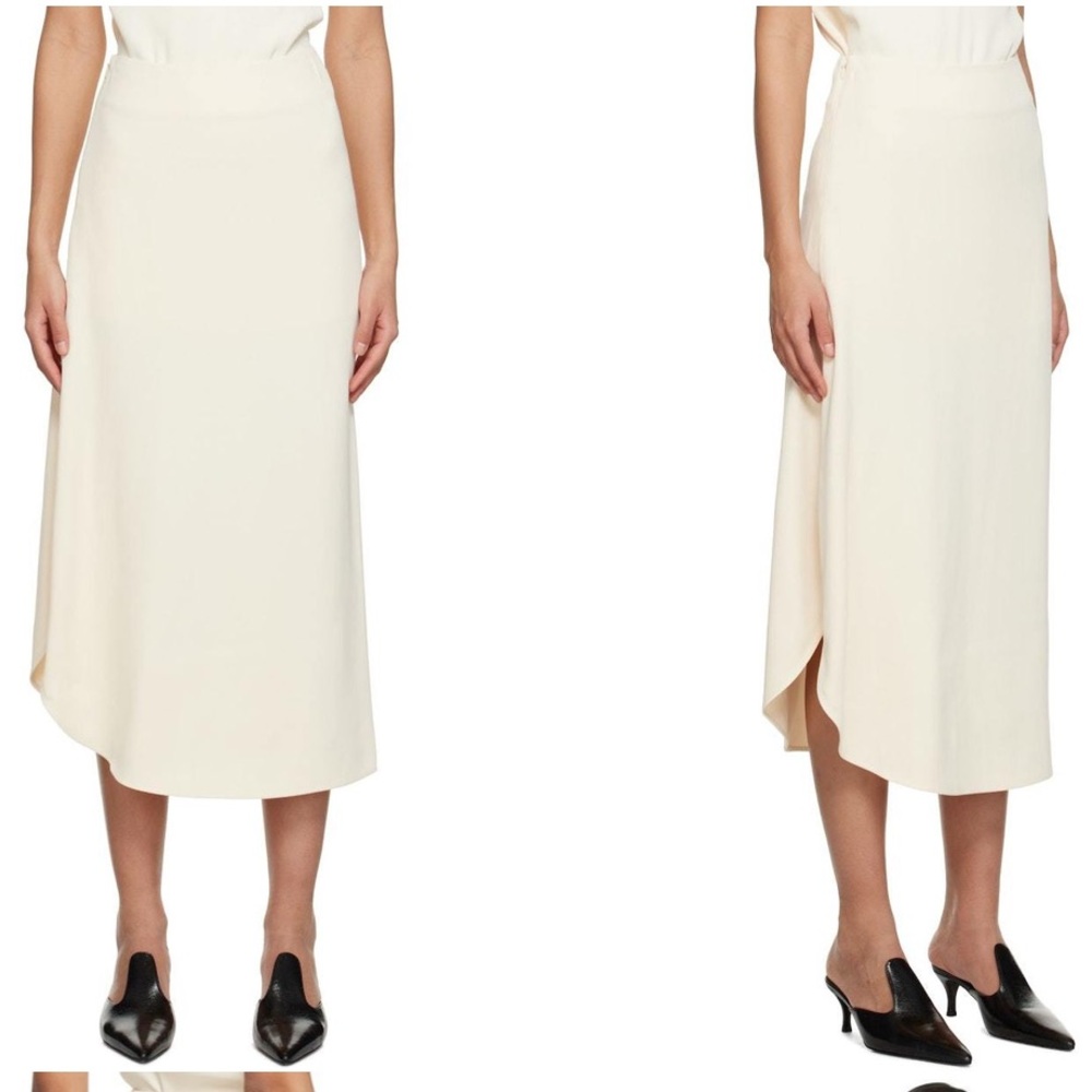 TOTEM DRAPED CIRCLE TWILL VISCOSE SKIRT 36